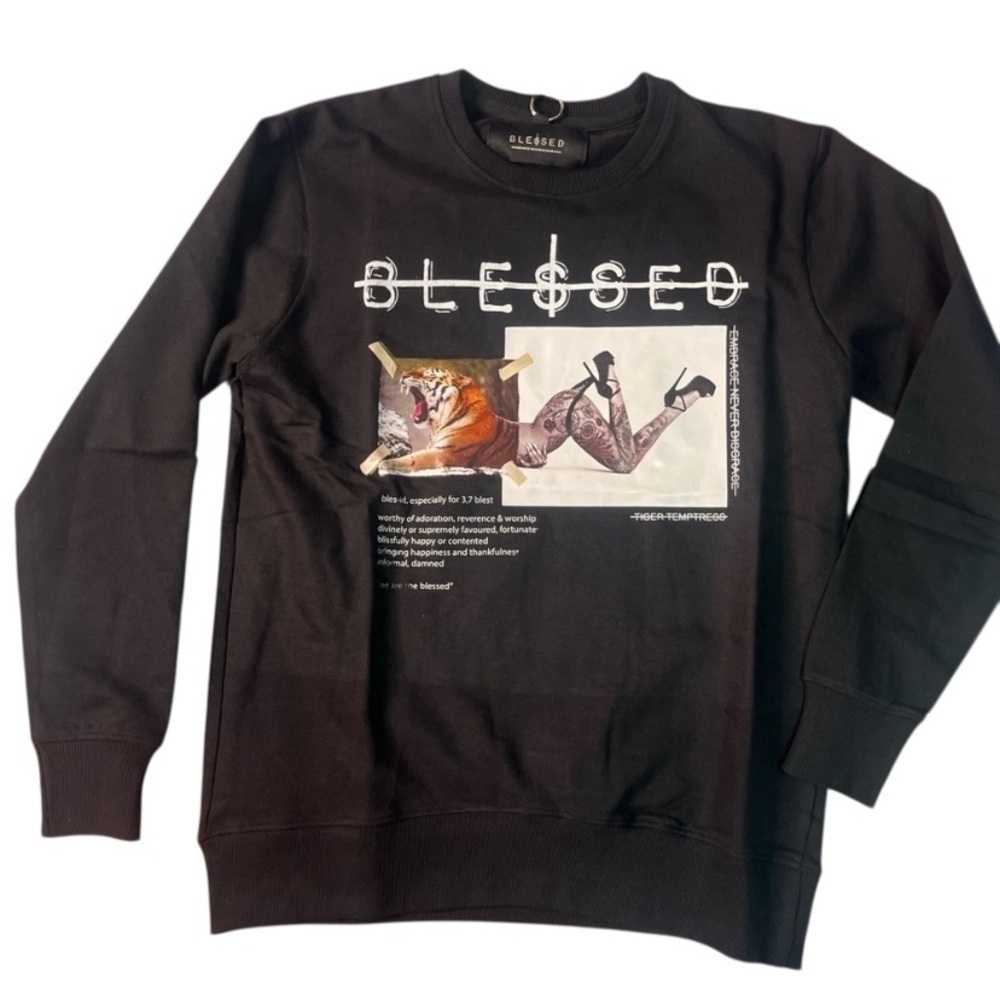 Blessed graphic sweater sz XS